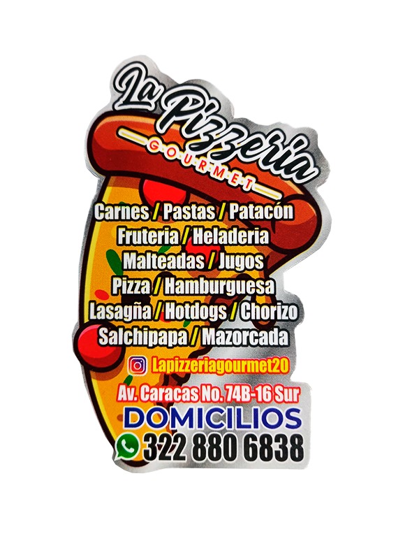 tarjeta brillante troquelada